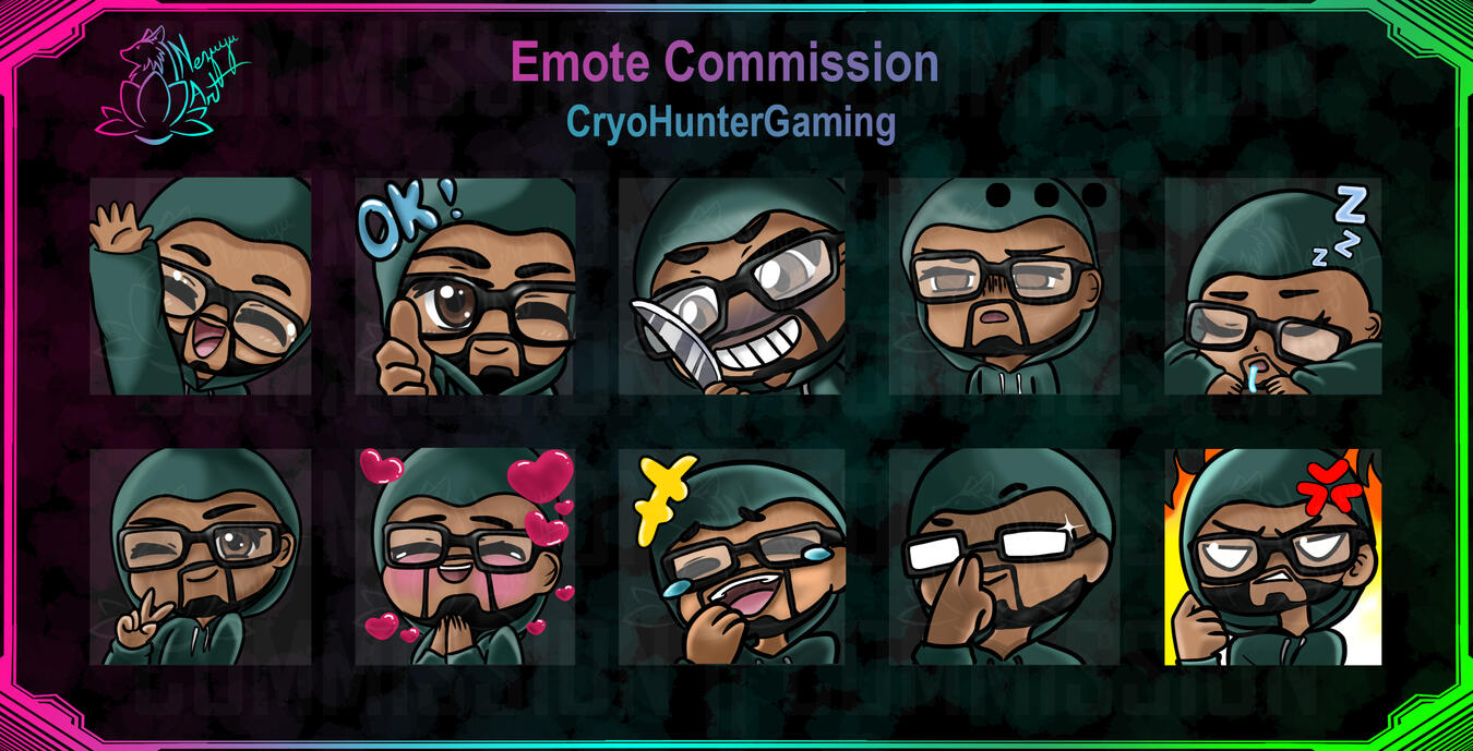 CryoHunter Emote Commission