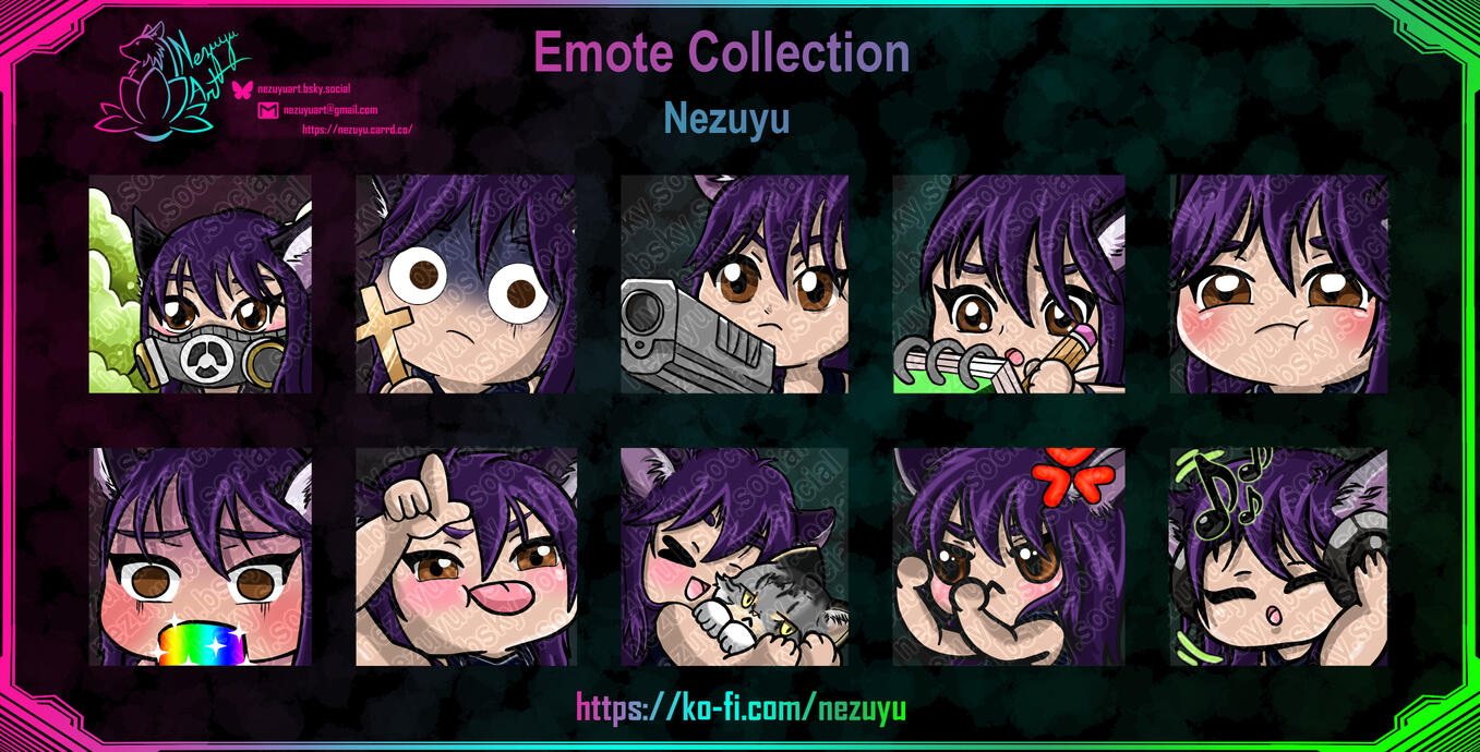 Nezuyu Emote Set
