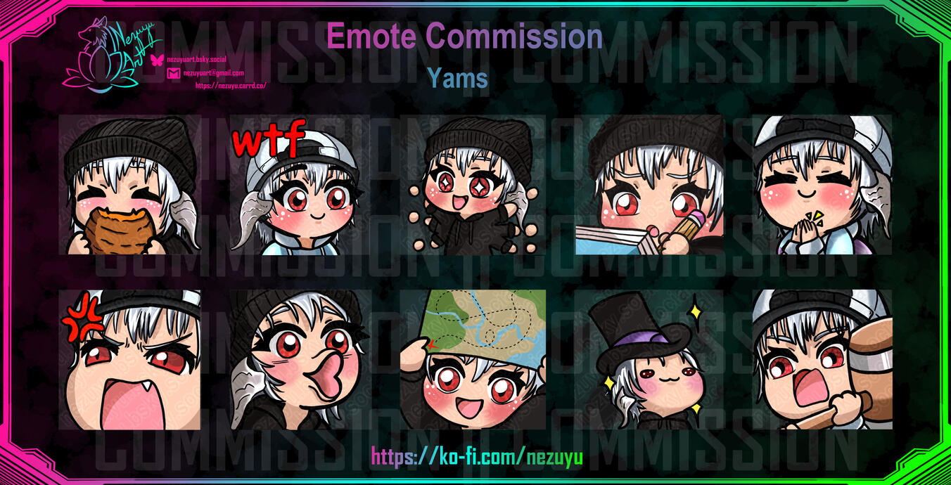 Yams Emote Commission